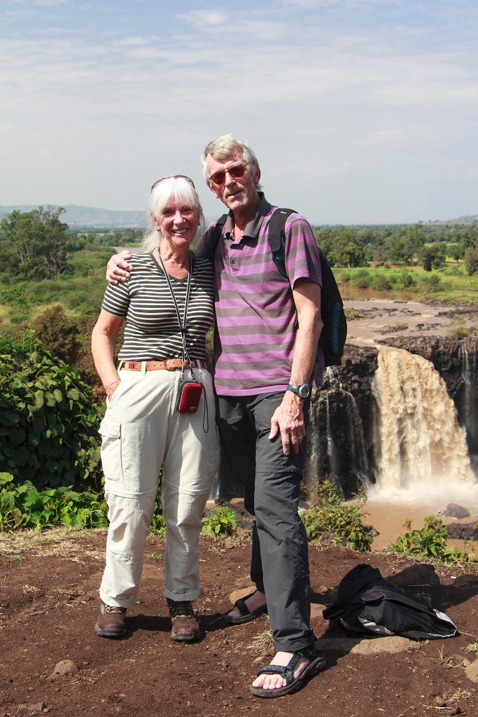 33-We in front of the Blue Nile Falls.jpg - We in front of the Blue Nile Falls